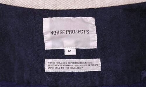 each end fold and flat label