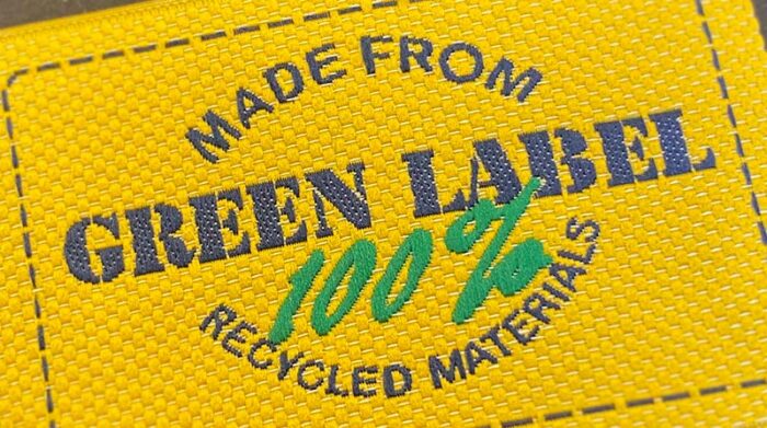 Eco - Friendly Cotton Woven Clothing Labels Tags For Clothes