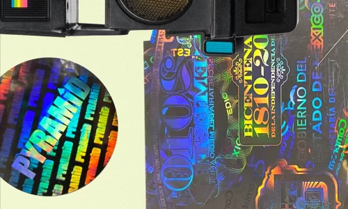 security holographic labels